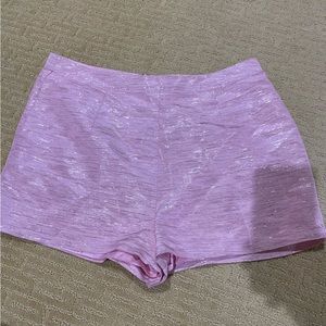 Pink Sparkly Shorts